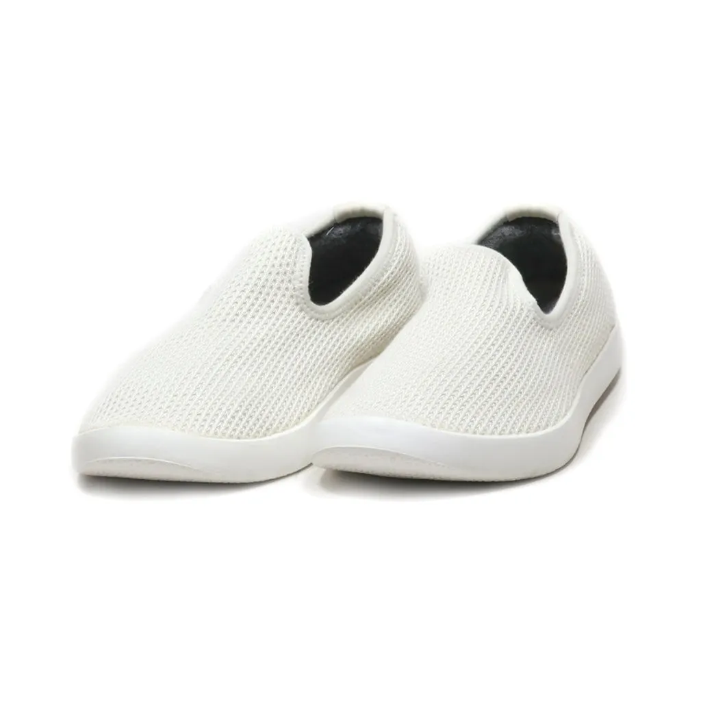 Allbirds Tree Loungers Slip Ons Fabric White Colour For Women