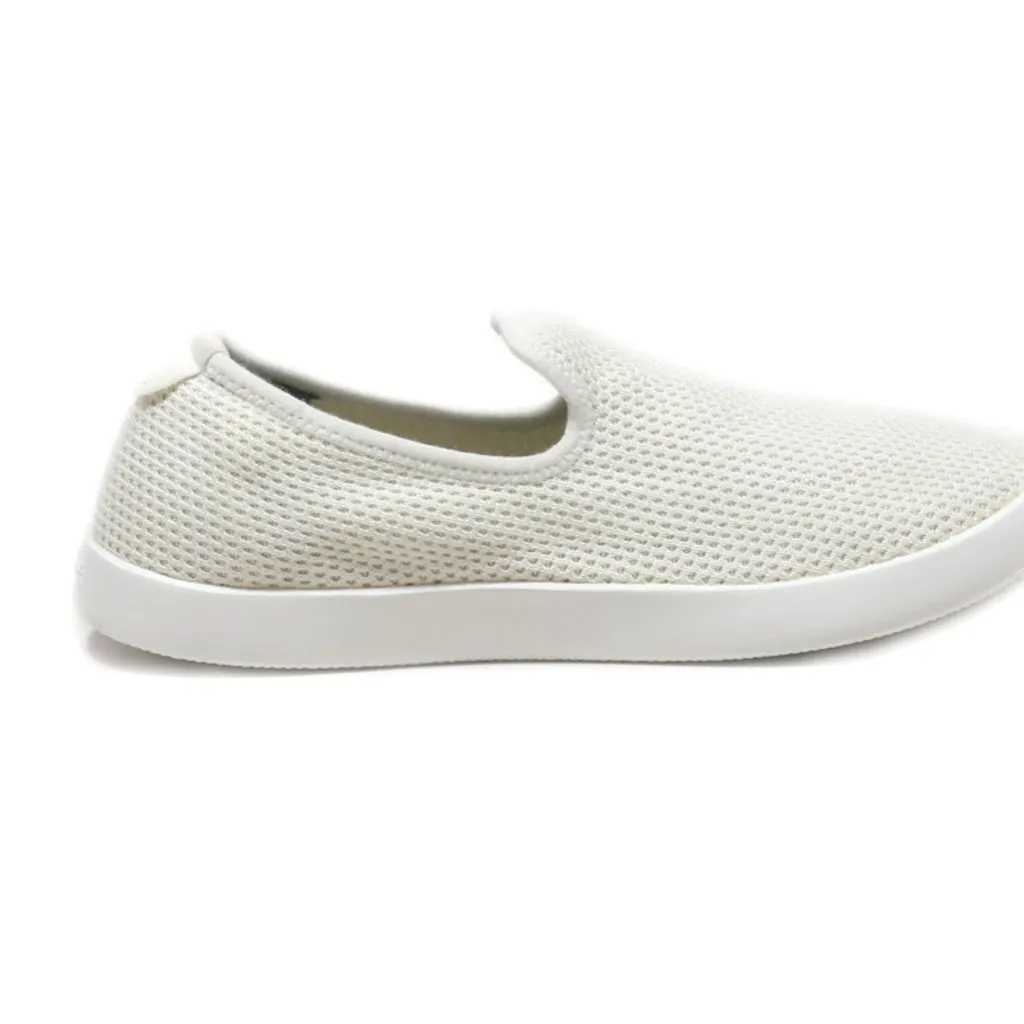 Allbirds Tree Loungers Slip Ons Fabric White Colour For Women