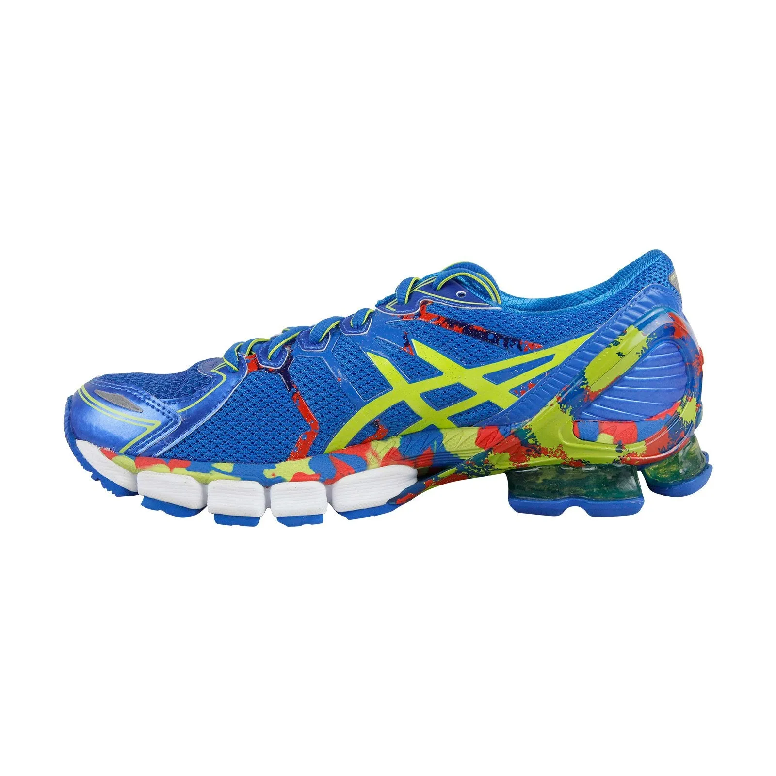 Asics Gel Sendai 2 T4A1N-3905 Mens Blue Mesh Lace Up Athletic Running Shoes