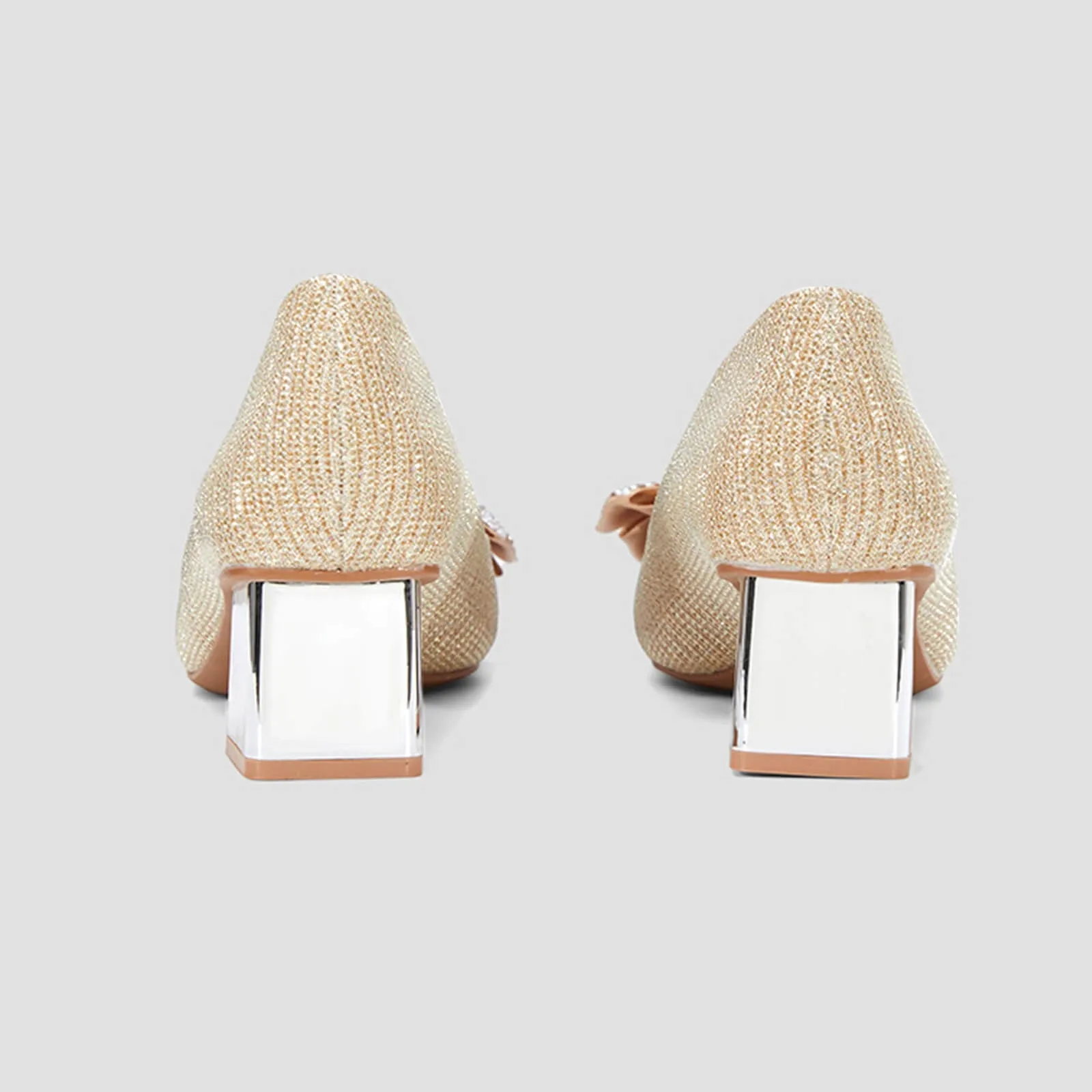 Block Heeled Pumps for evening party