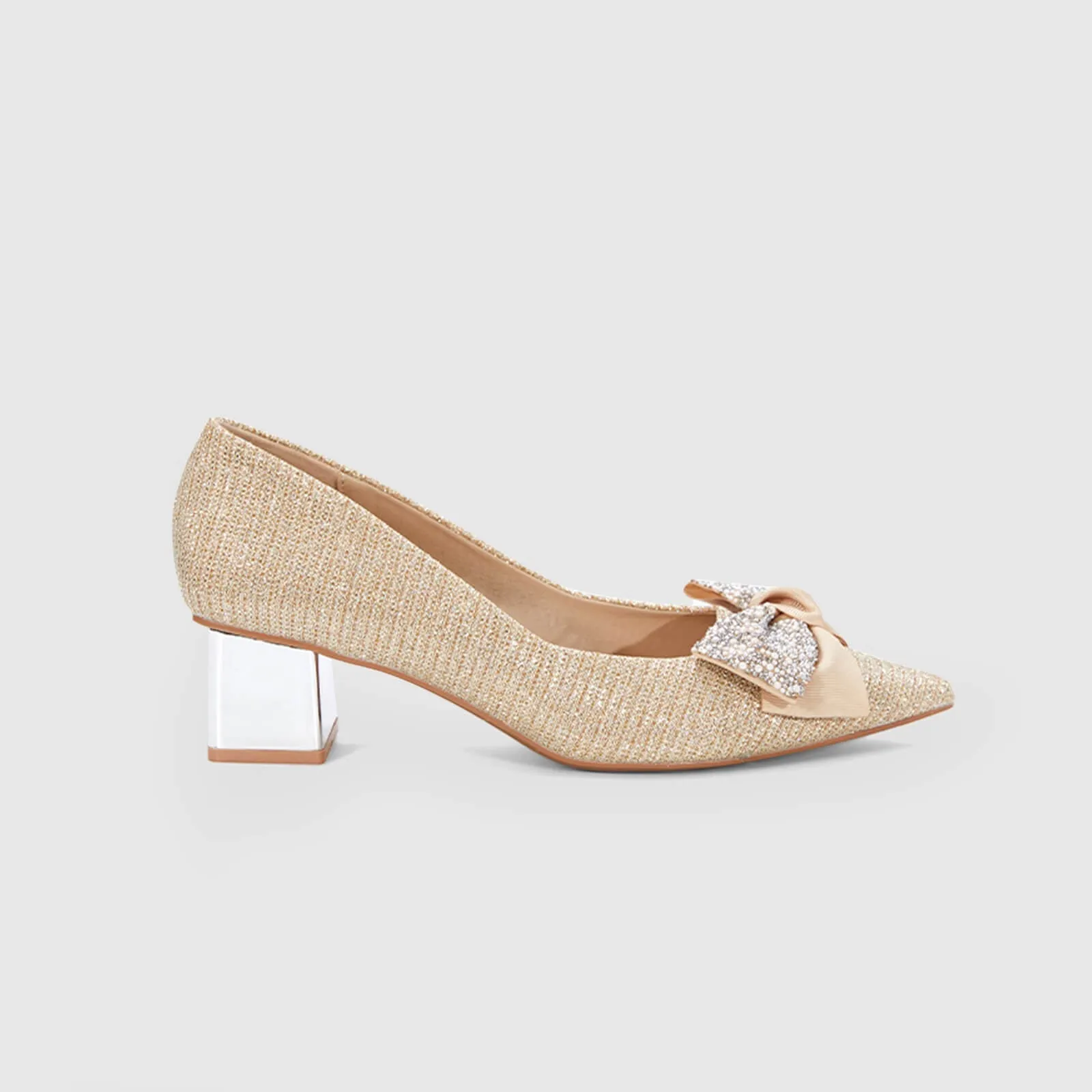Block Heeled Pumps for evening party