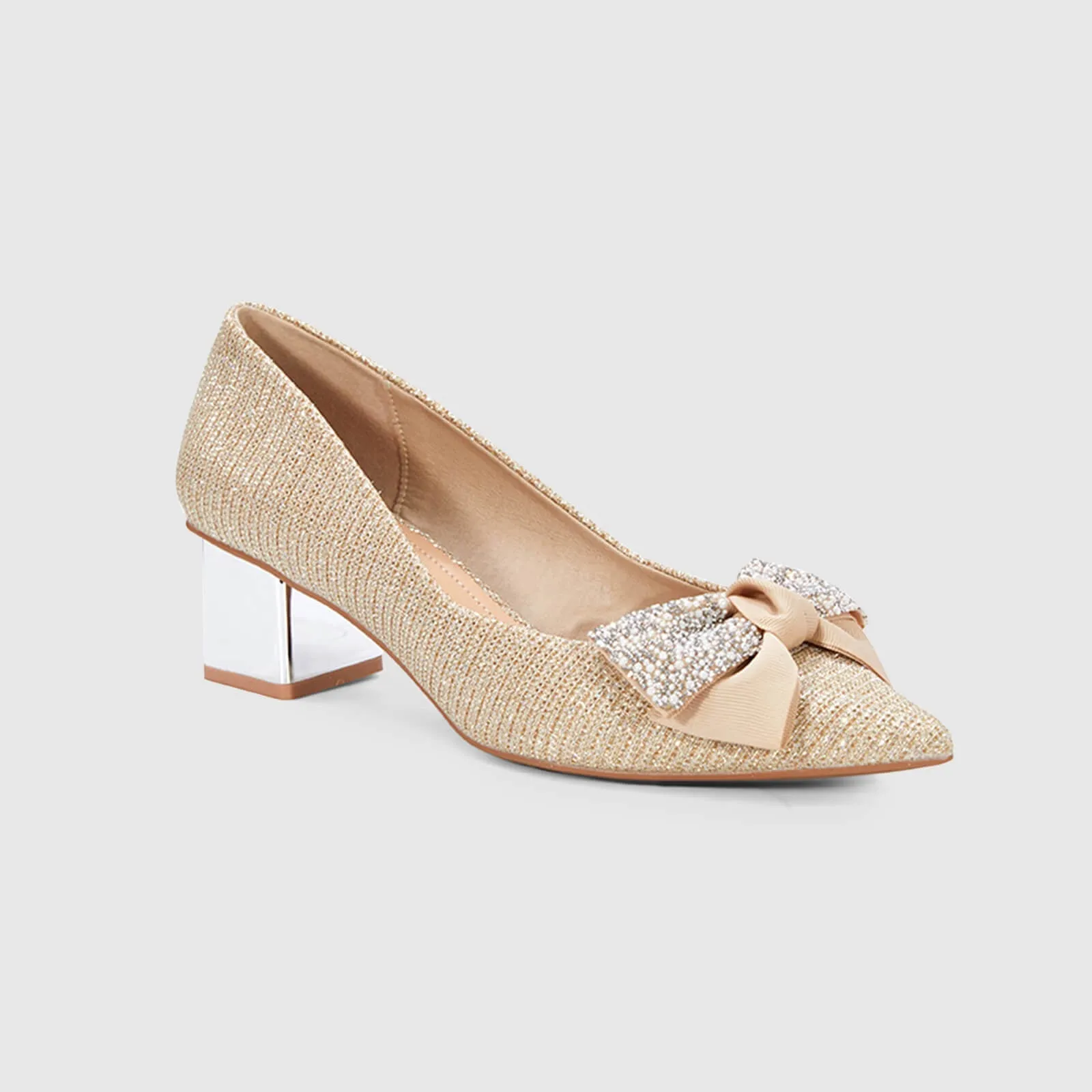 Block Heeled Pumps for evening party