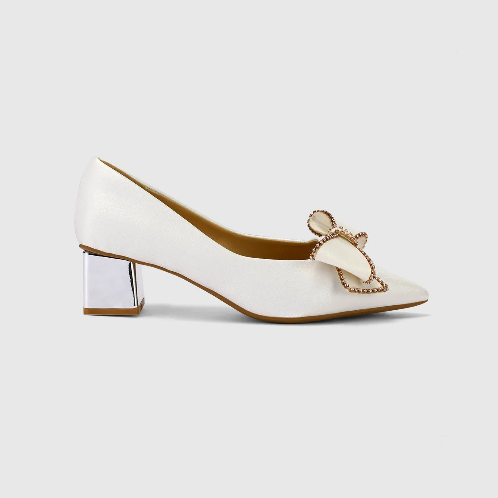 Block Heeled Pumps for evening party