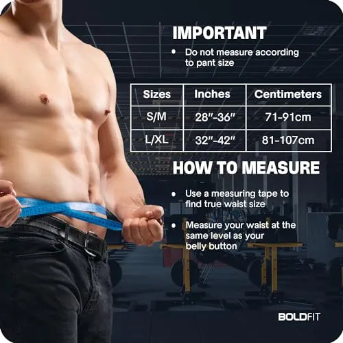Boldfit Gym Belt for Men Workout Lever Deadlift Belt for Gym Leather Weight lifting Belts, Gym Belt for Women Workout, Powerlifting Belt for Men Exercise Belt, Gym Lifting Belt for Back - L/XL Black