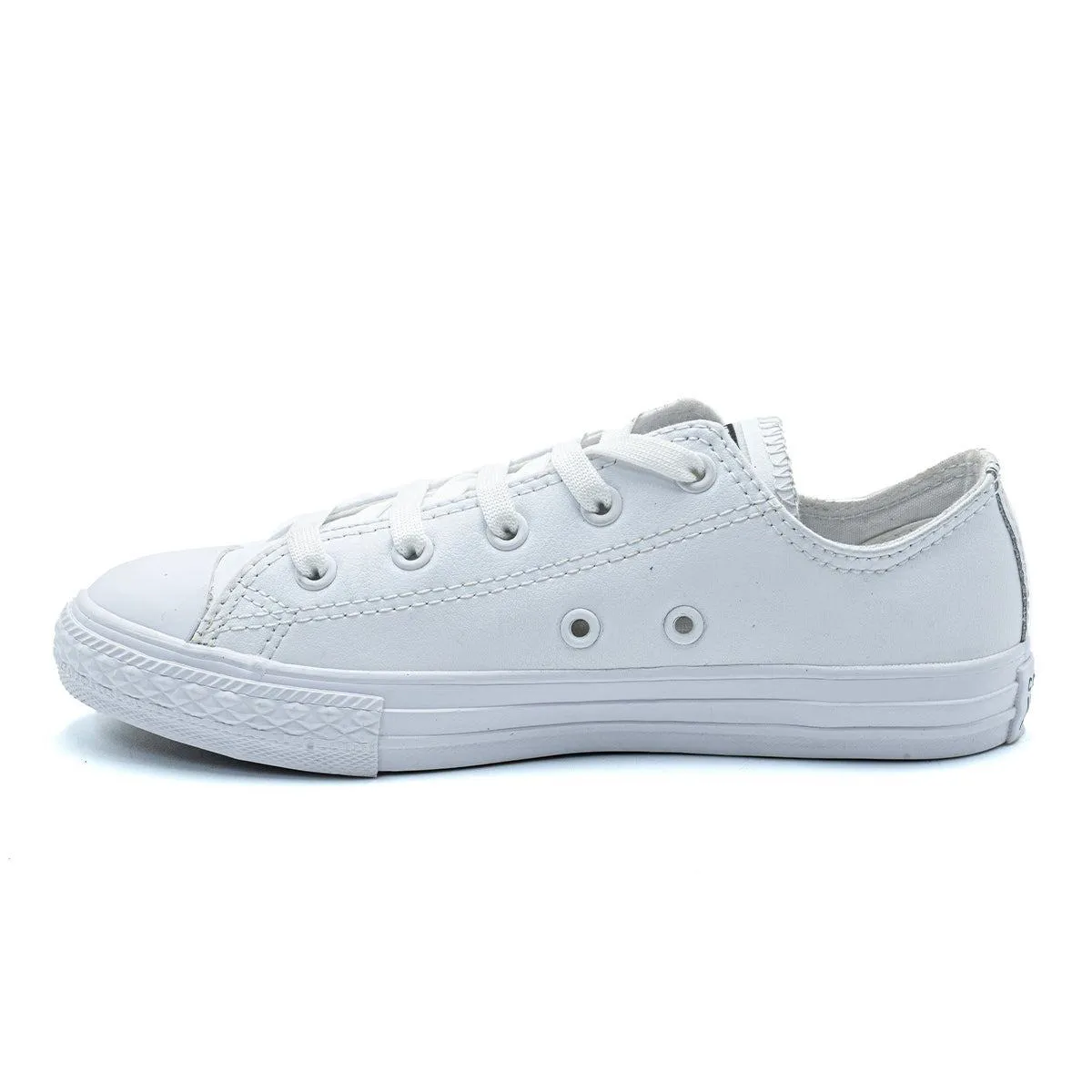 Converse Chuck Taylor All Star Ox Trainers Sneakers Leather White Colour For Kids