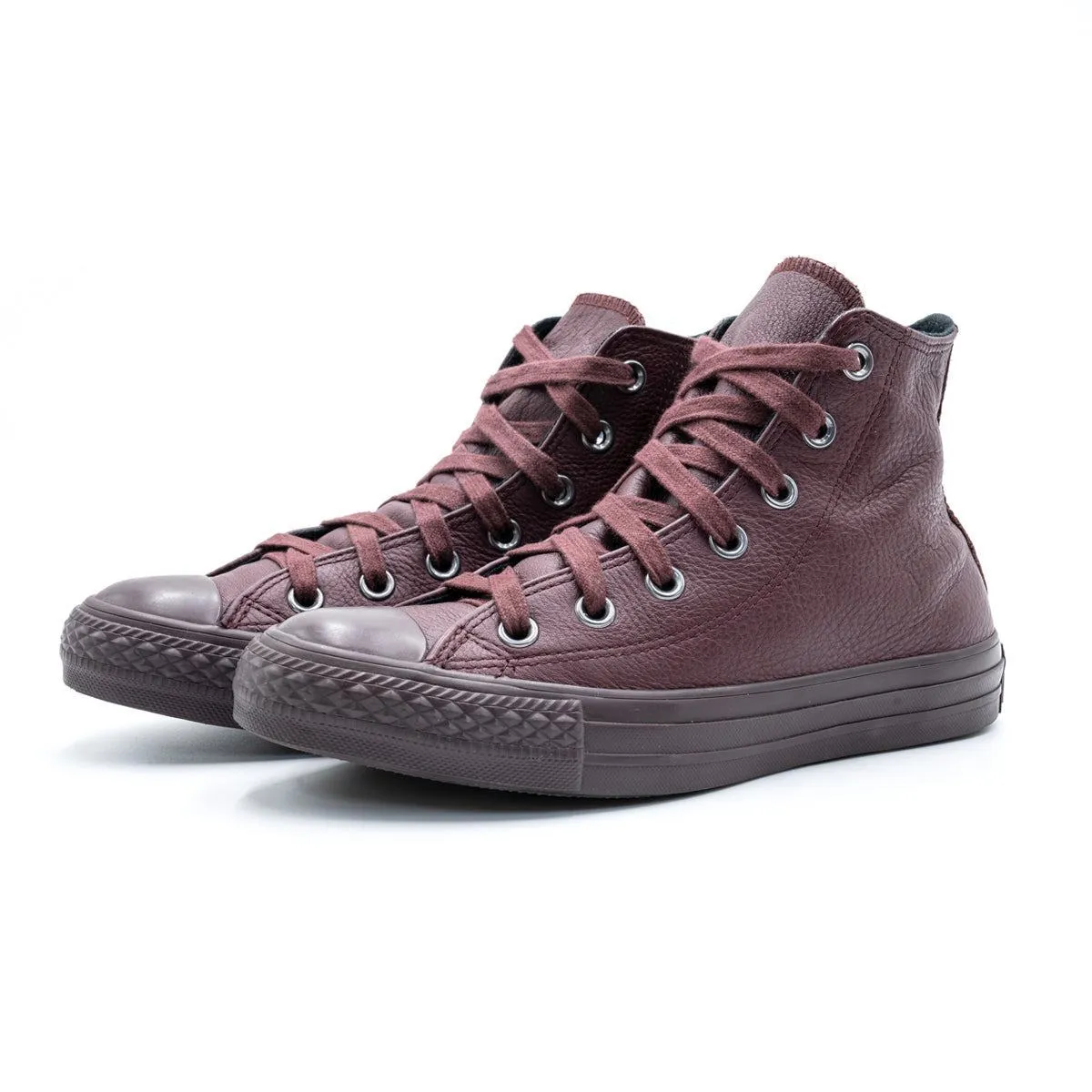 Converse Chuck Taylor Scarpa Sneakers Leather Burgundy Colour For Kids