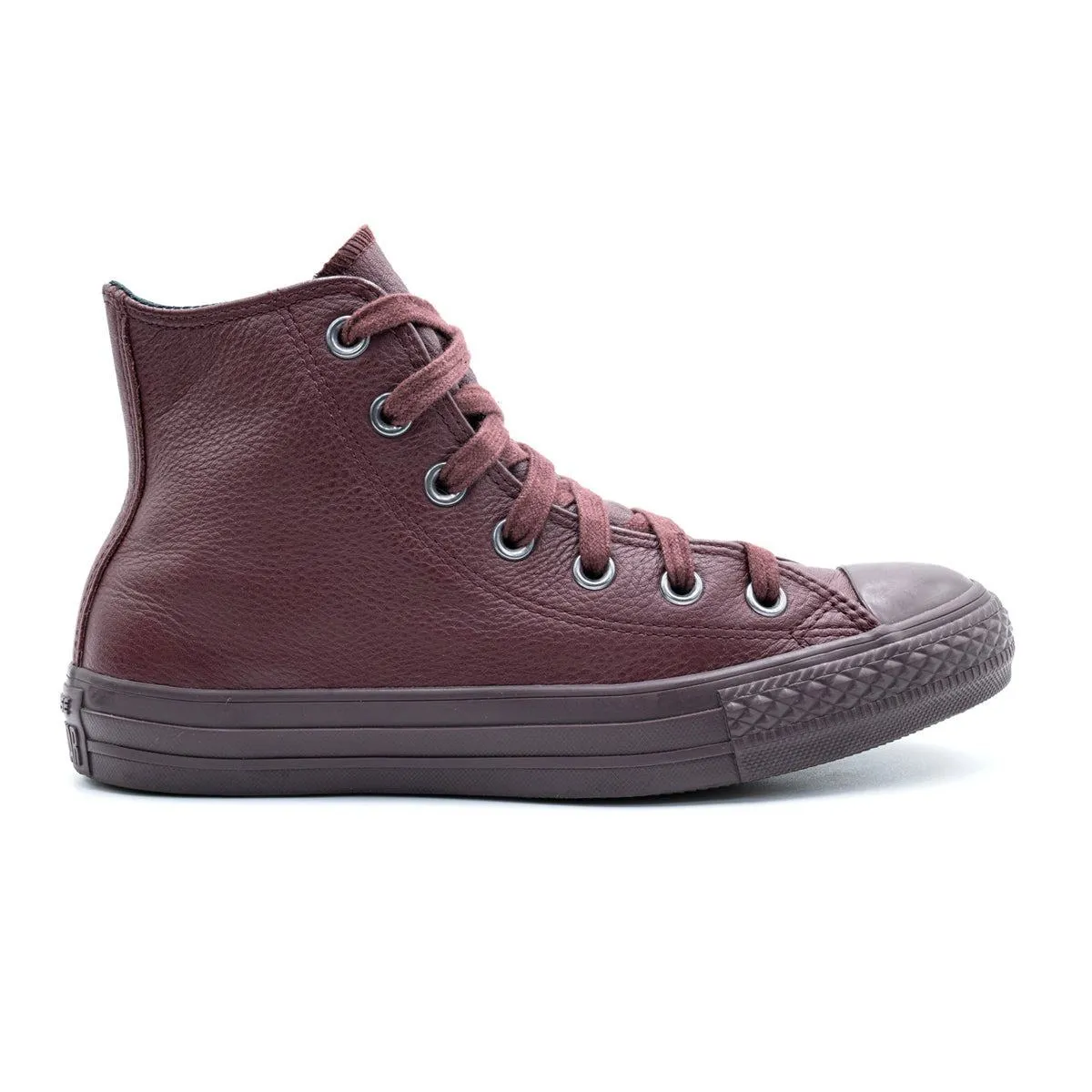 Converse Chuck Taylor Scarpa Sneakers Leather Burgundy Colour For Kids