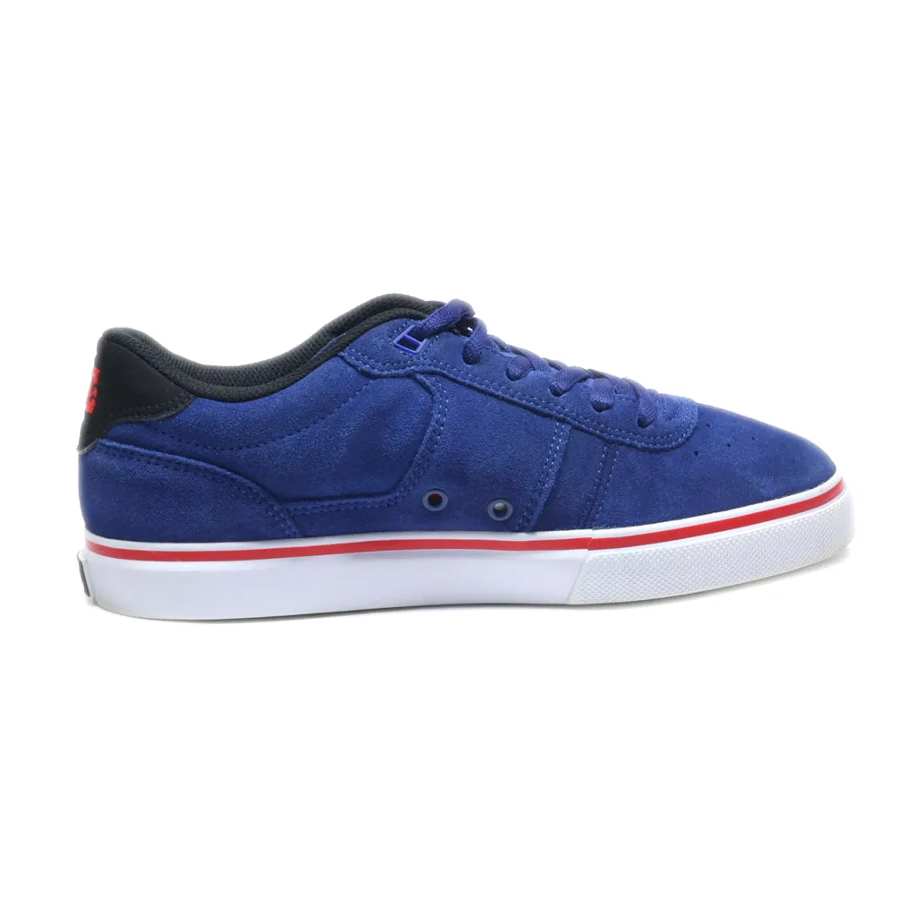 Dc Shoes Low-Top Sneakers Suede Blue Colour For Women