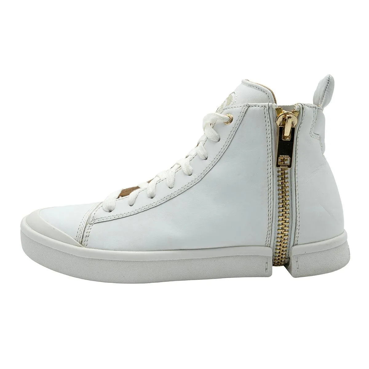 Diesel Snentish High-Top Sneakers Leather White Colour For Men