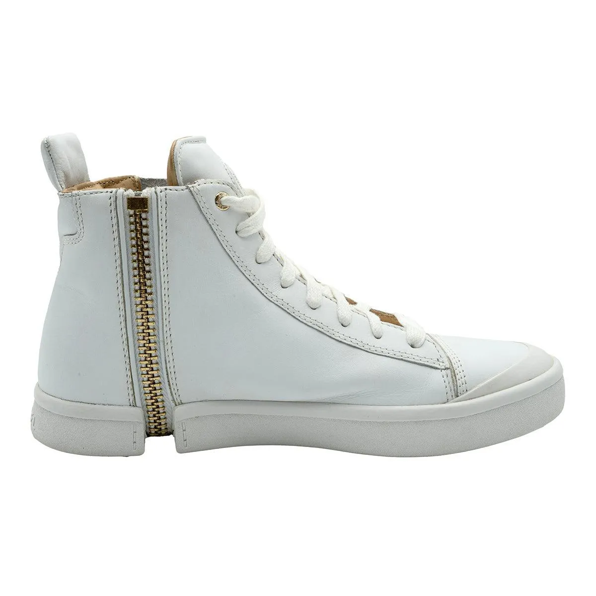 Diesel Snentish High-Top Sneakers Leather White Colour For Men