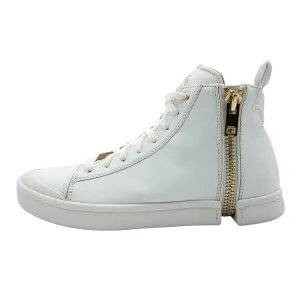 Diesel Snentish High-Top Sneakers Leather White Colour For Men