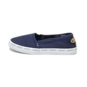 Esprit Slip Ons Fabric Blue Colour For Women
