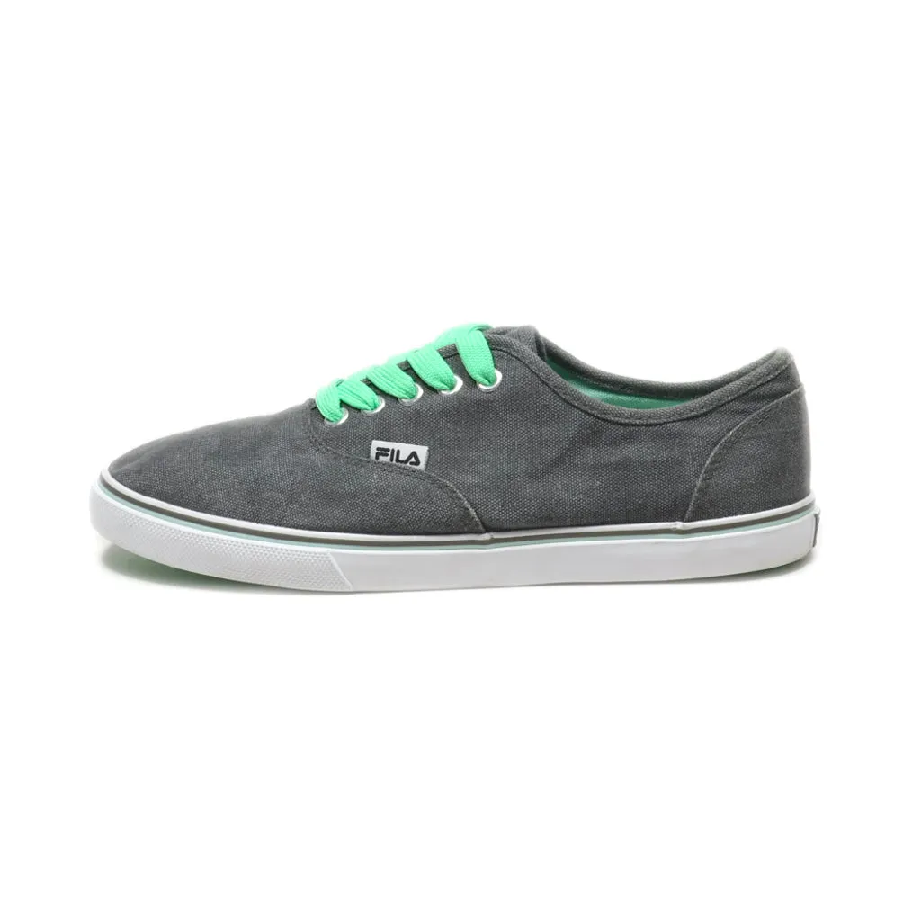 Fila Lace Ups Canvas Grey Colour For Women