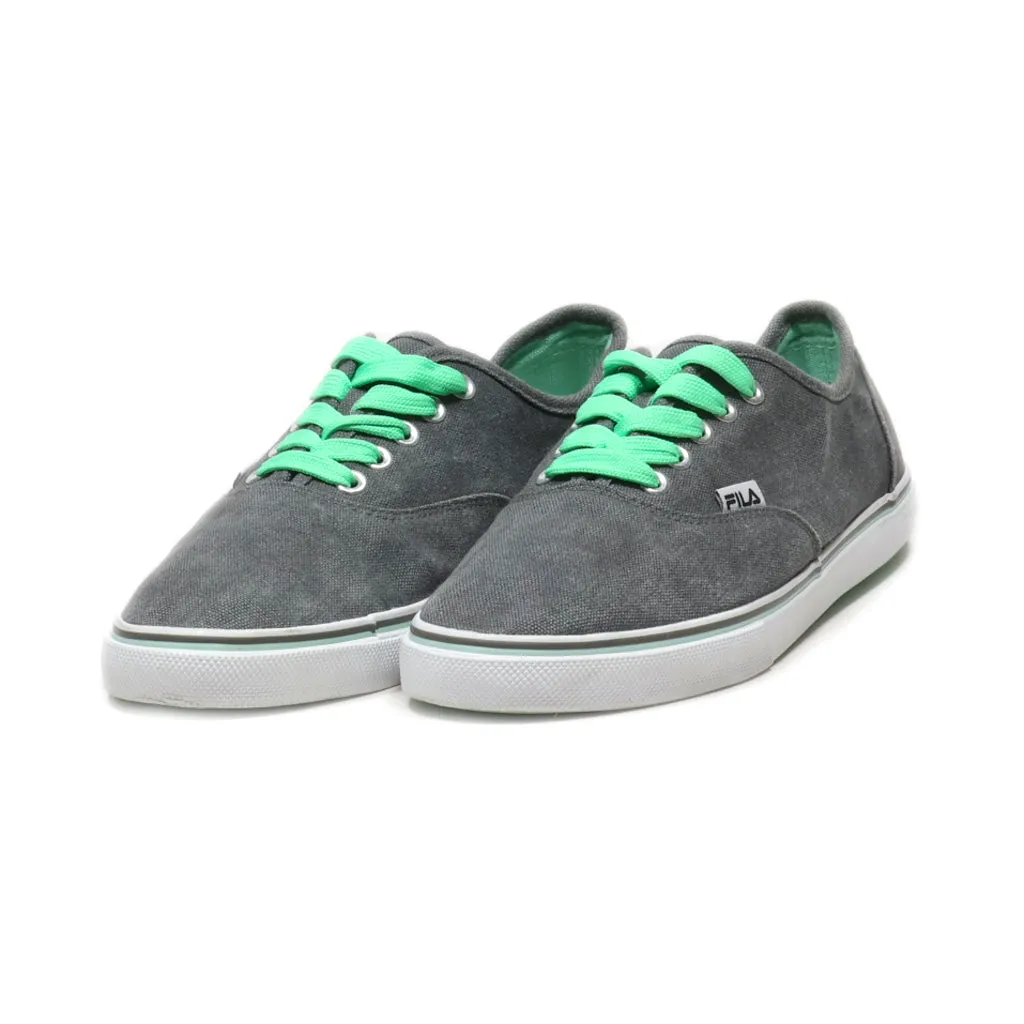 Fila Lace Ups Canvas Grey Colour For Women