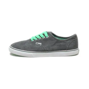 Fila Lace Ups Canvas Grey Colour For Women