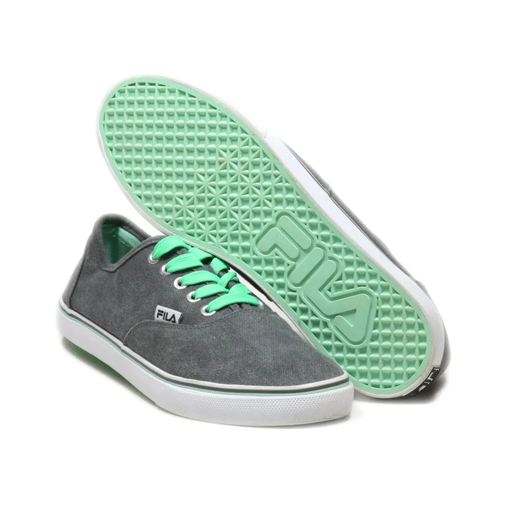 Fila Lace Ups Canvas Grey Colour For Women