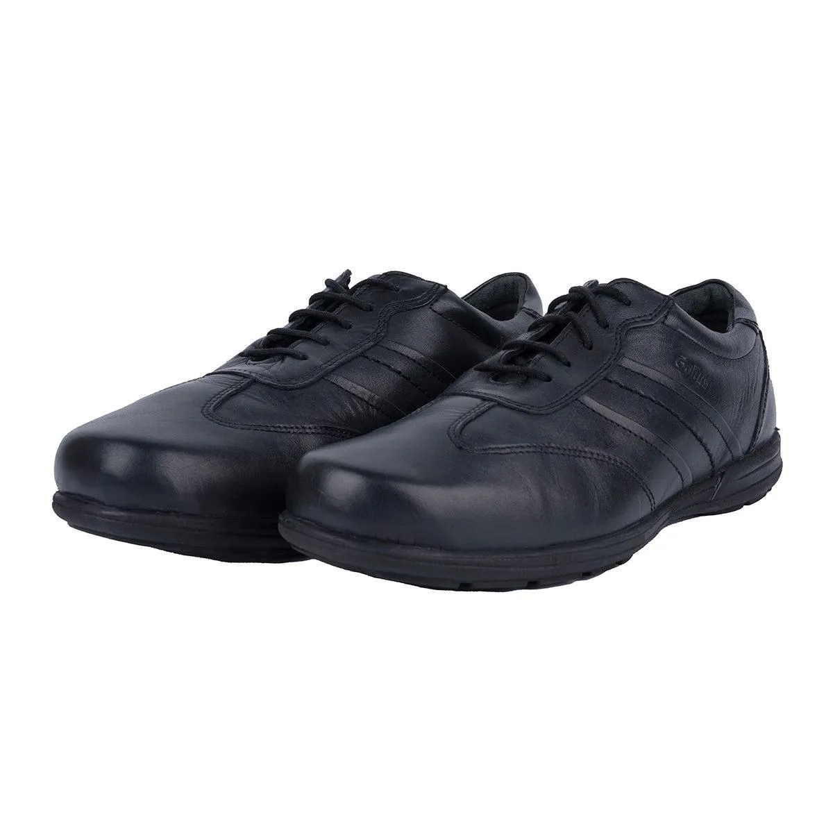 Gallus Low-Top Sneakers Leather Black Colour For Men