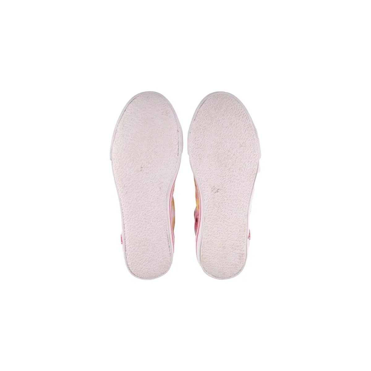 Guess Floral High-Top Sneakers Fabric Multicolour Colour For Women