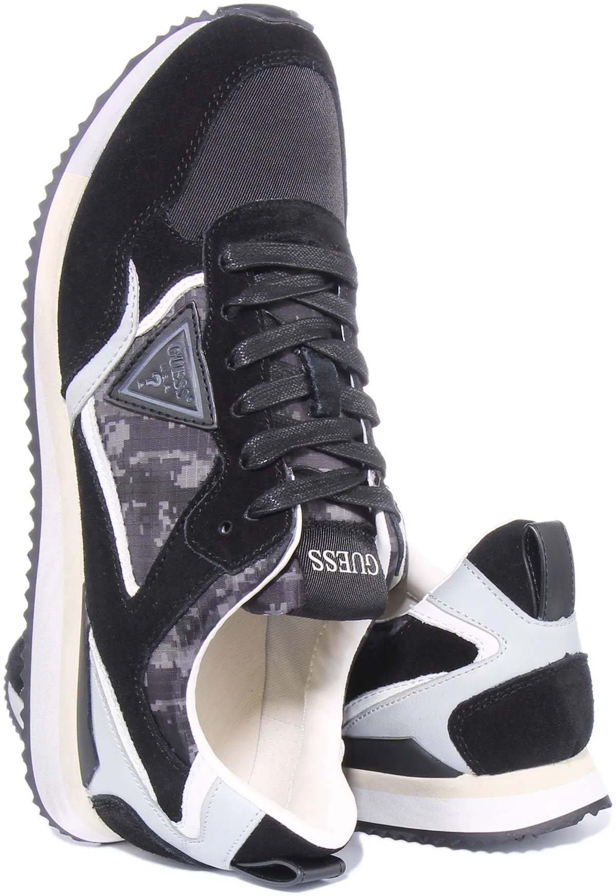 Guess Treviso In Black Grey For Men