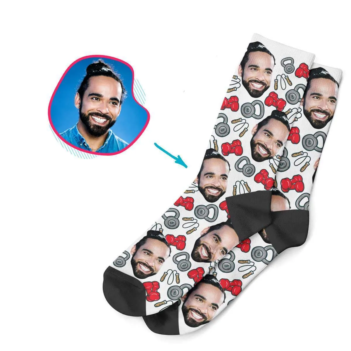 Gym & Fitness Personalized Socks