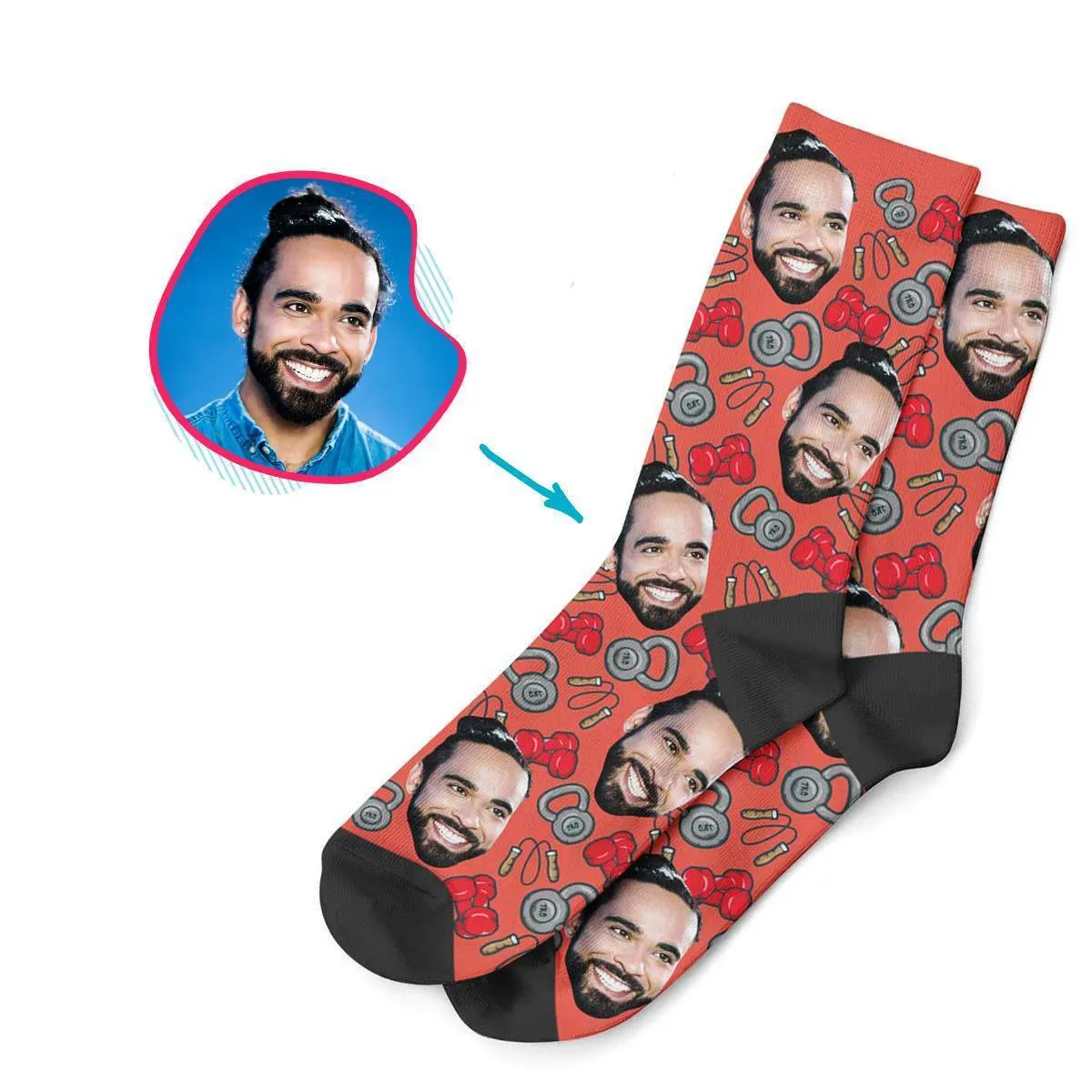 Gym & Fitness Personalized Socks