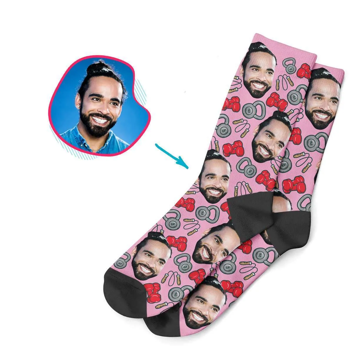 Gym & Fitness Personalized Socks