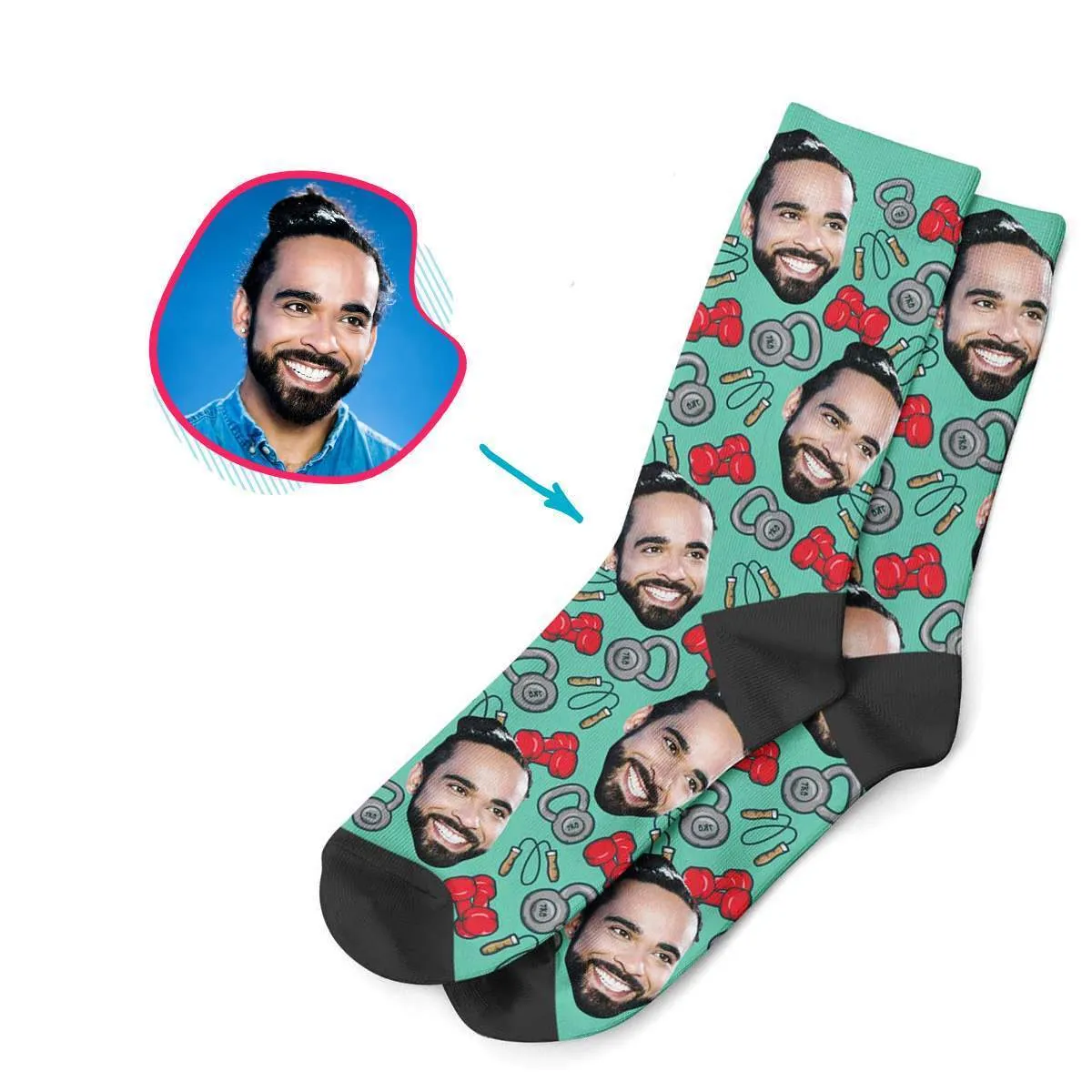 Gym & Fitness Personalized Socks