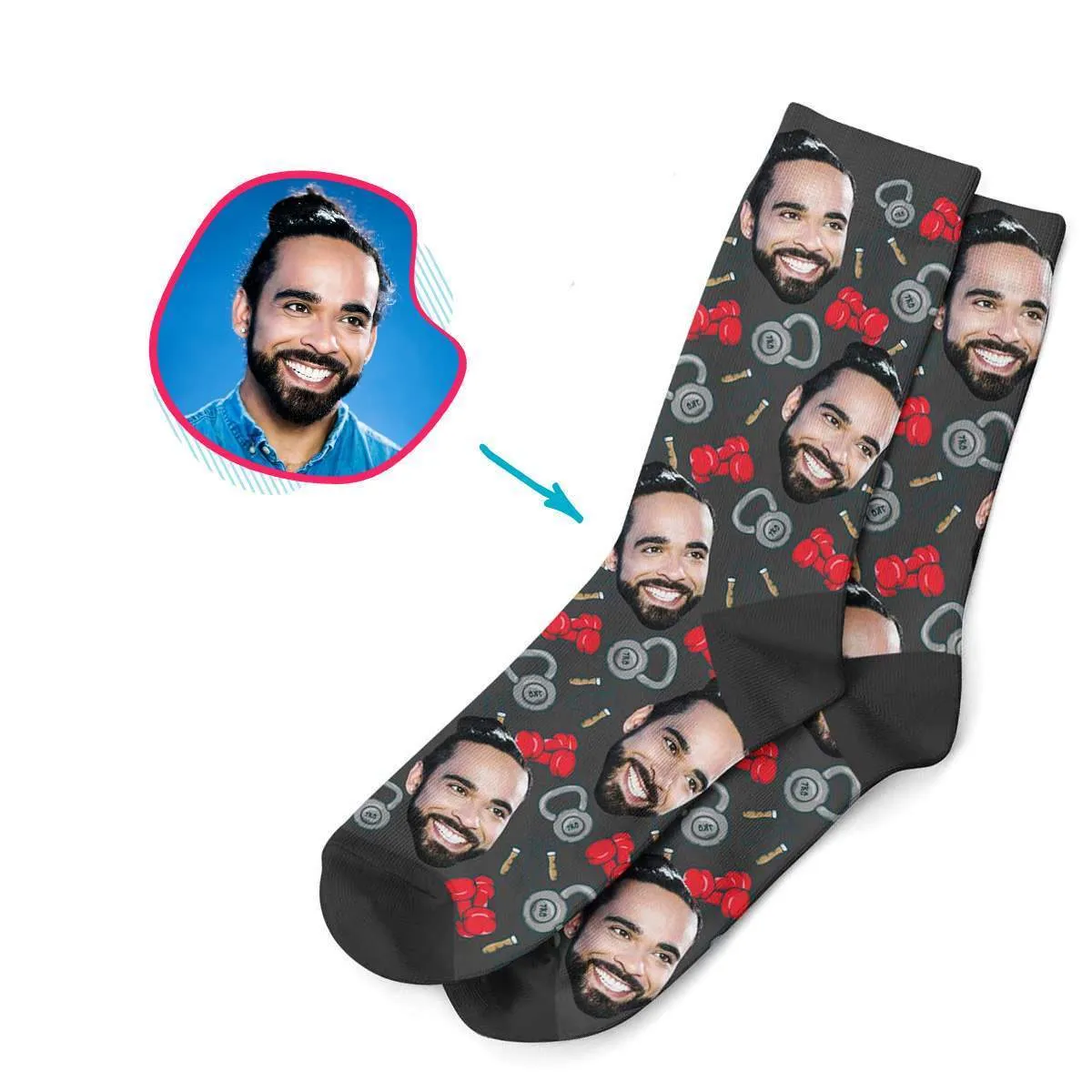 Gym & Fitness Personalized Socks