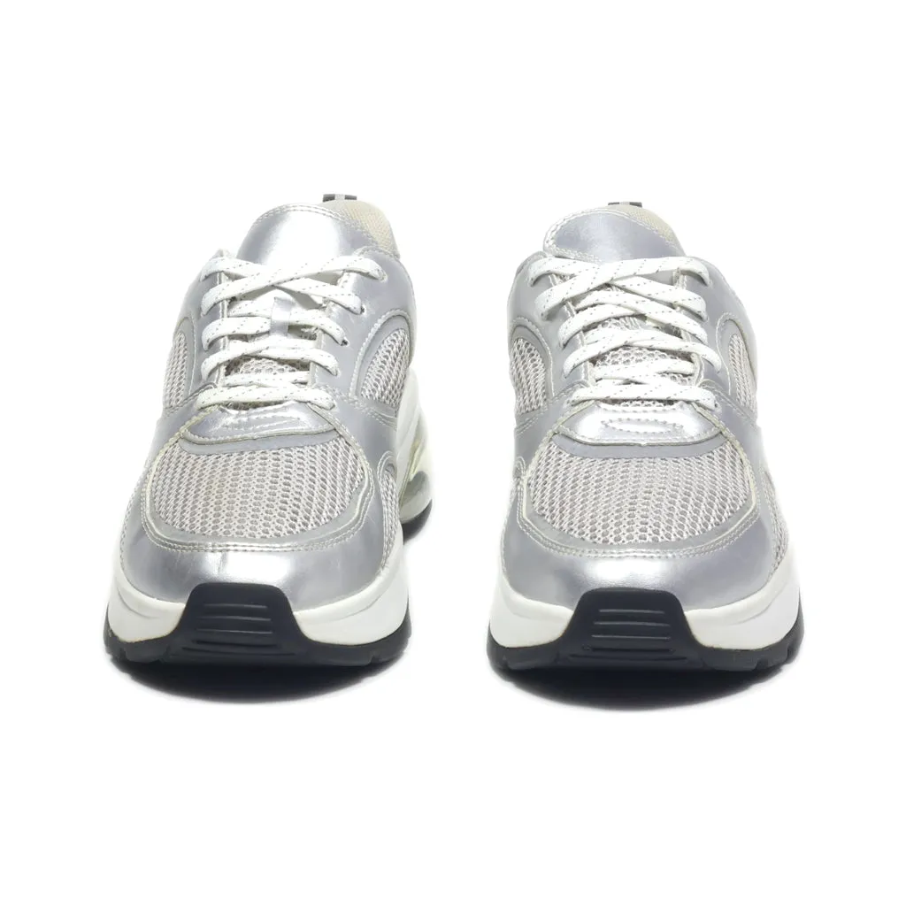 H&M Sport Shoes Fabric Silver Colour For Men
