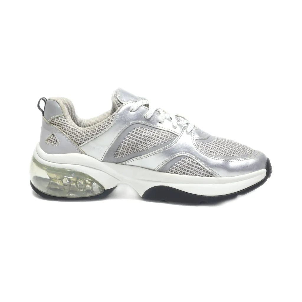 H&M Sport Shoes Fabric Silver Colour For Men