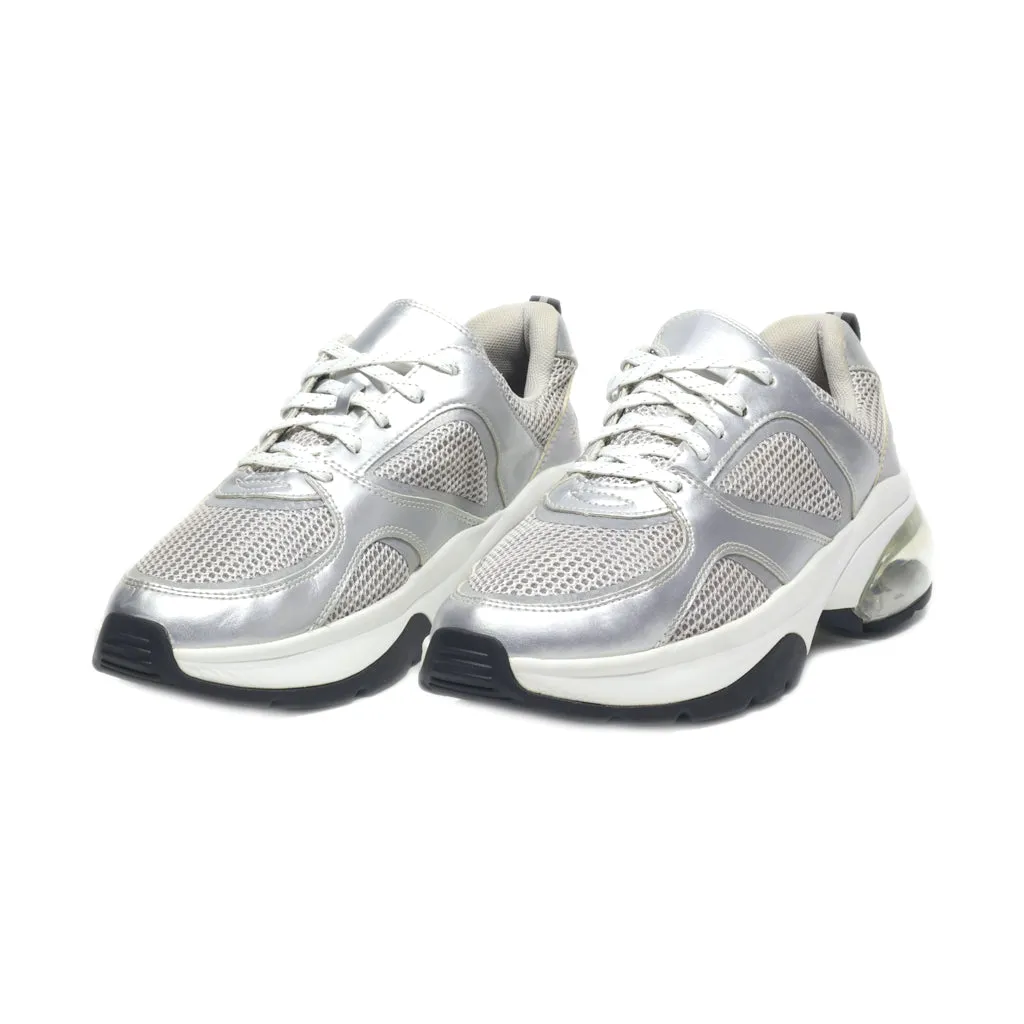 H&M Sport Shoes Fabric Silver Colour For Men