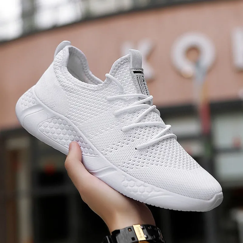 Hnzxzm Men Light Running Shoes  Breathable Lace-Up Jogging Shoes for Man Sneakers Anti-Odor Men's Casual Shoes Drop Shipping