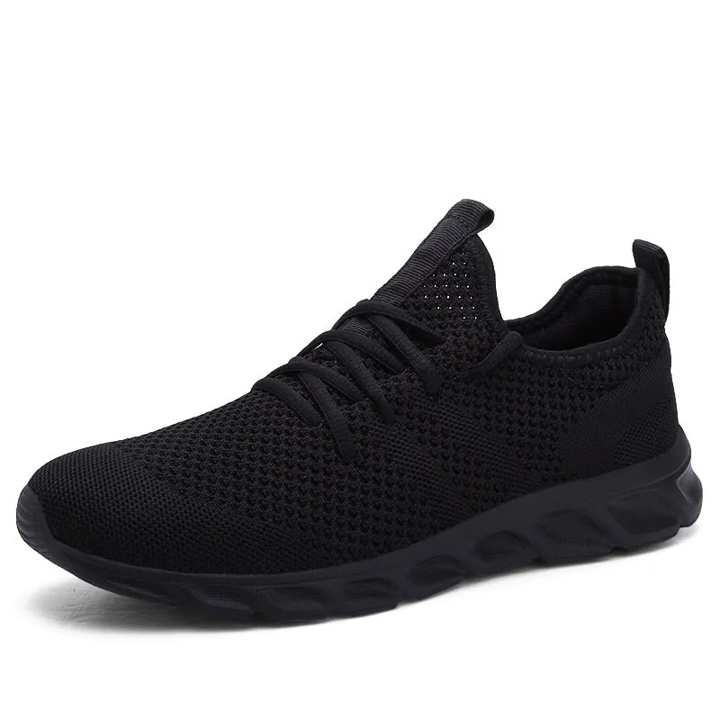 Hnzxzm Men Light Running Shoes  Breathable Lace-Up Jogging Shoes for Man Sneakers Anti-Odor Men's Casual Shoes Drop Shipping