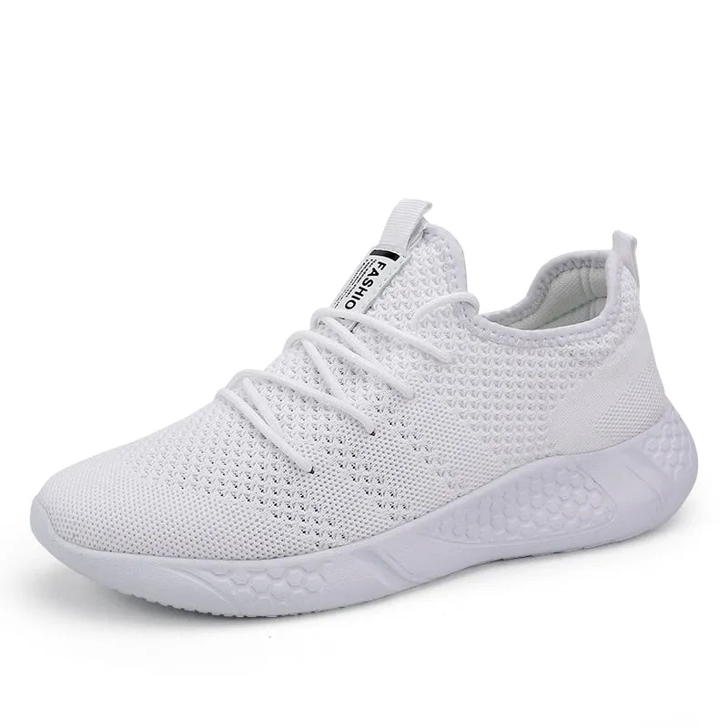 Hnzxzm Men Light Running Shoes  Breathable Lace-Up Jogging Shoes for Man Sneakers Anti-Odor Men's Casual Shoes Drop Shipping