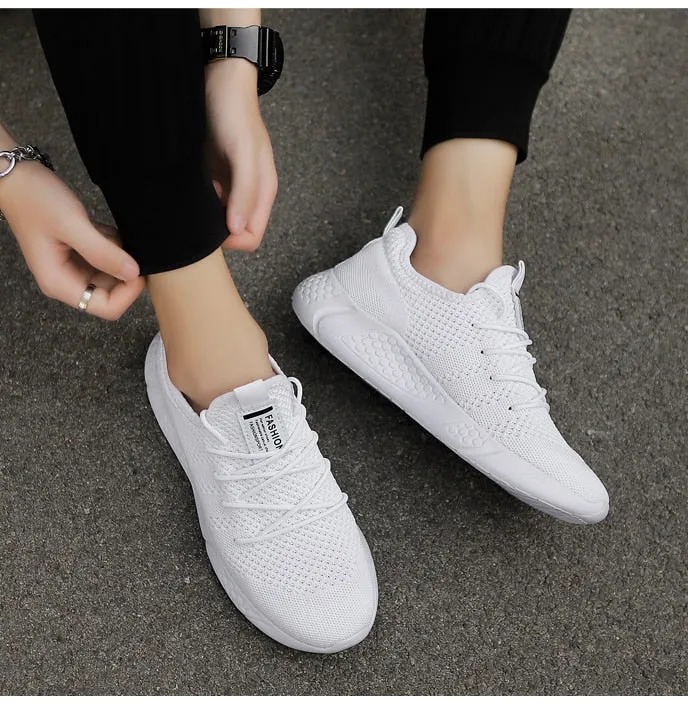 Hnzxzm Men Light Running Shoes  Breathable Lace-Up Jogging Shoes for Man Sneakers Anti-Odor Men's Casual Shoes Drop Shipping