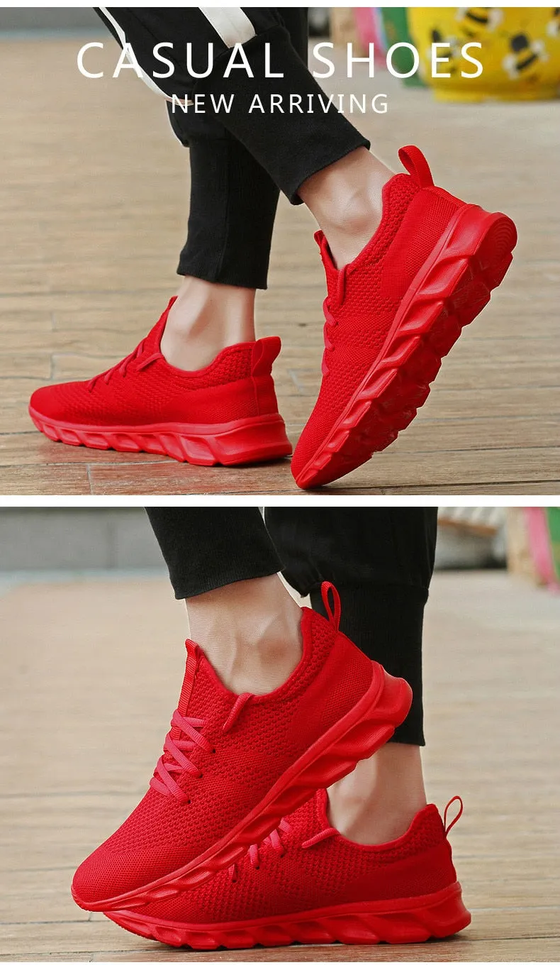 Hnzxzm Men Light Running Shoes  Breathable Lace-Up Jogging Shoes for Man Sneakers Anti-Odor Men's Casual Shoes Drop Shipping