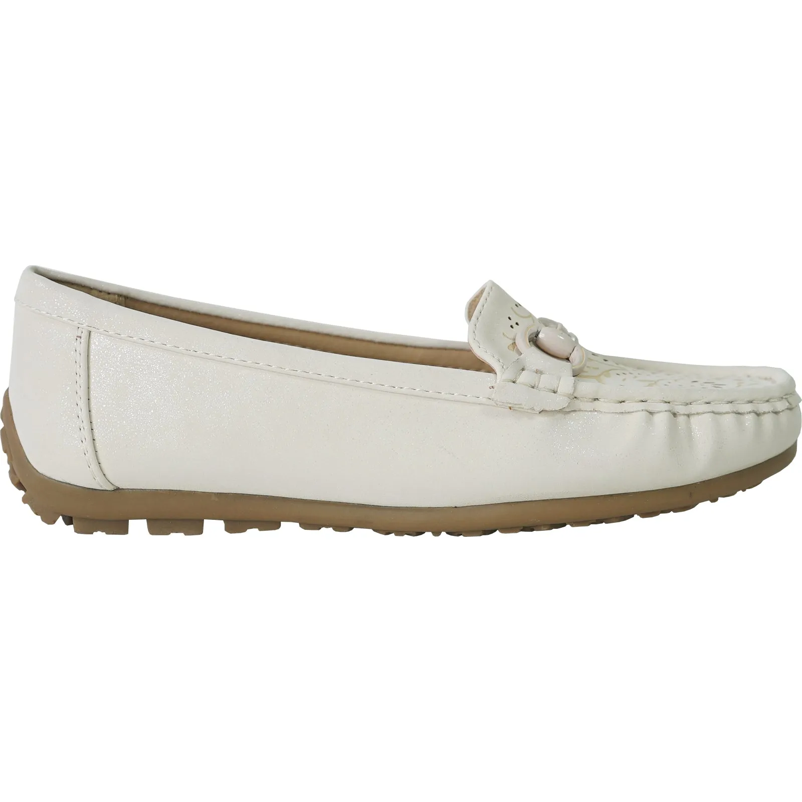 KOZI Women Comfort Casual Shoe ML3250 Flat Shoe Beige