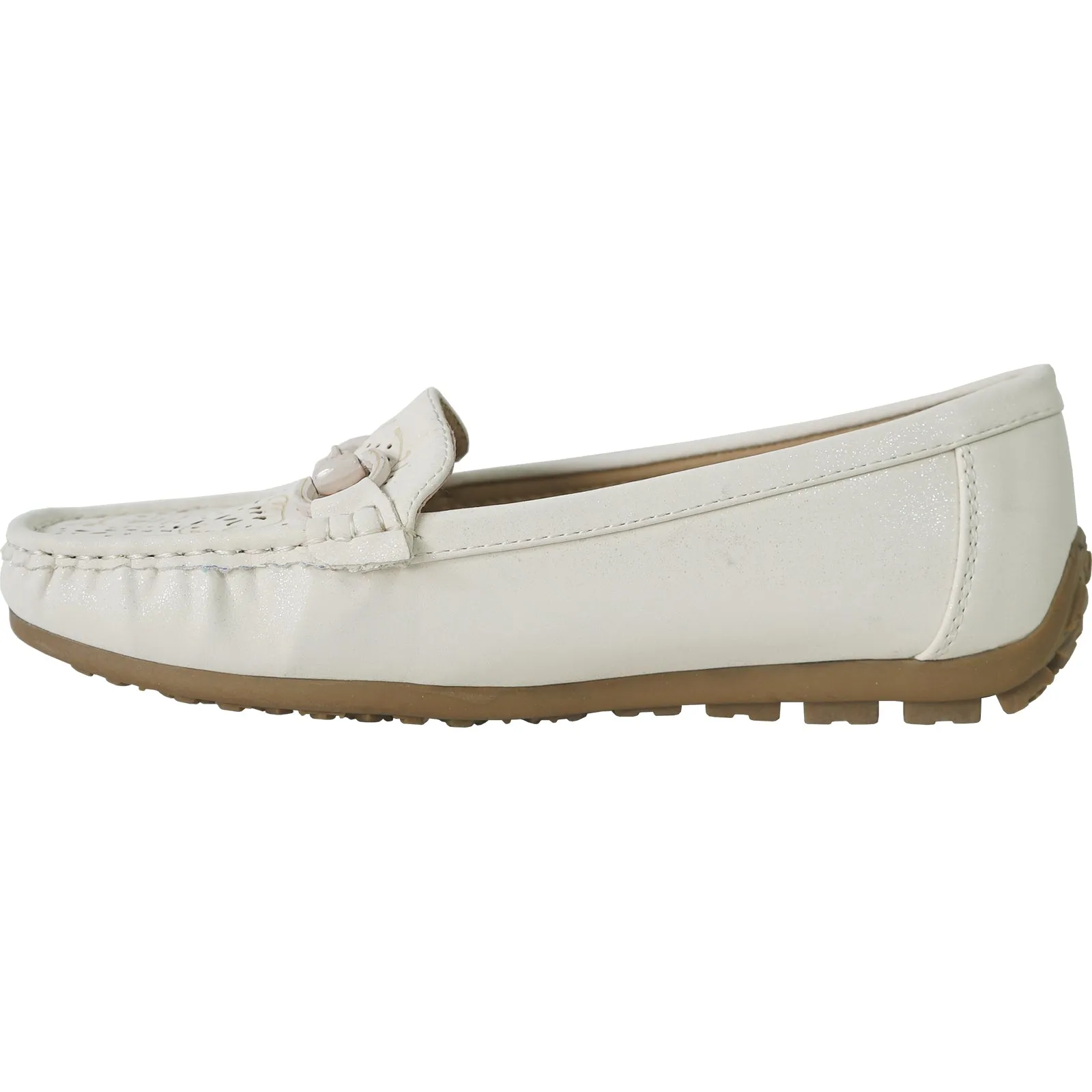 KOZI Women Comfort Casual Shoe ML3250 Flat Shoe Beige
