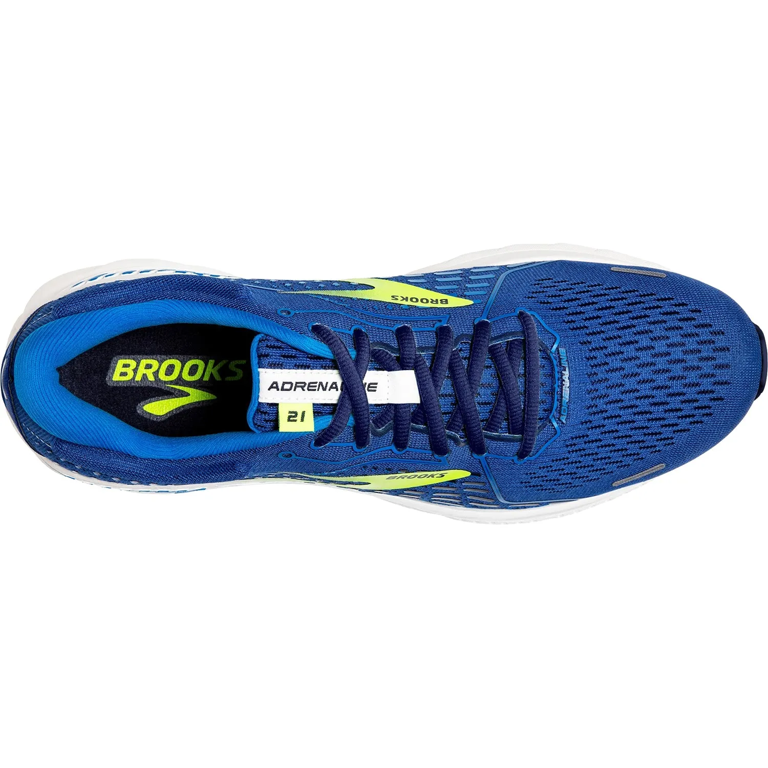 Men's Brooks Adrenaline GTS 21 Blue/Indigo/Nightlife Mesh