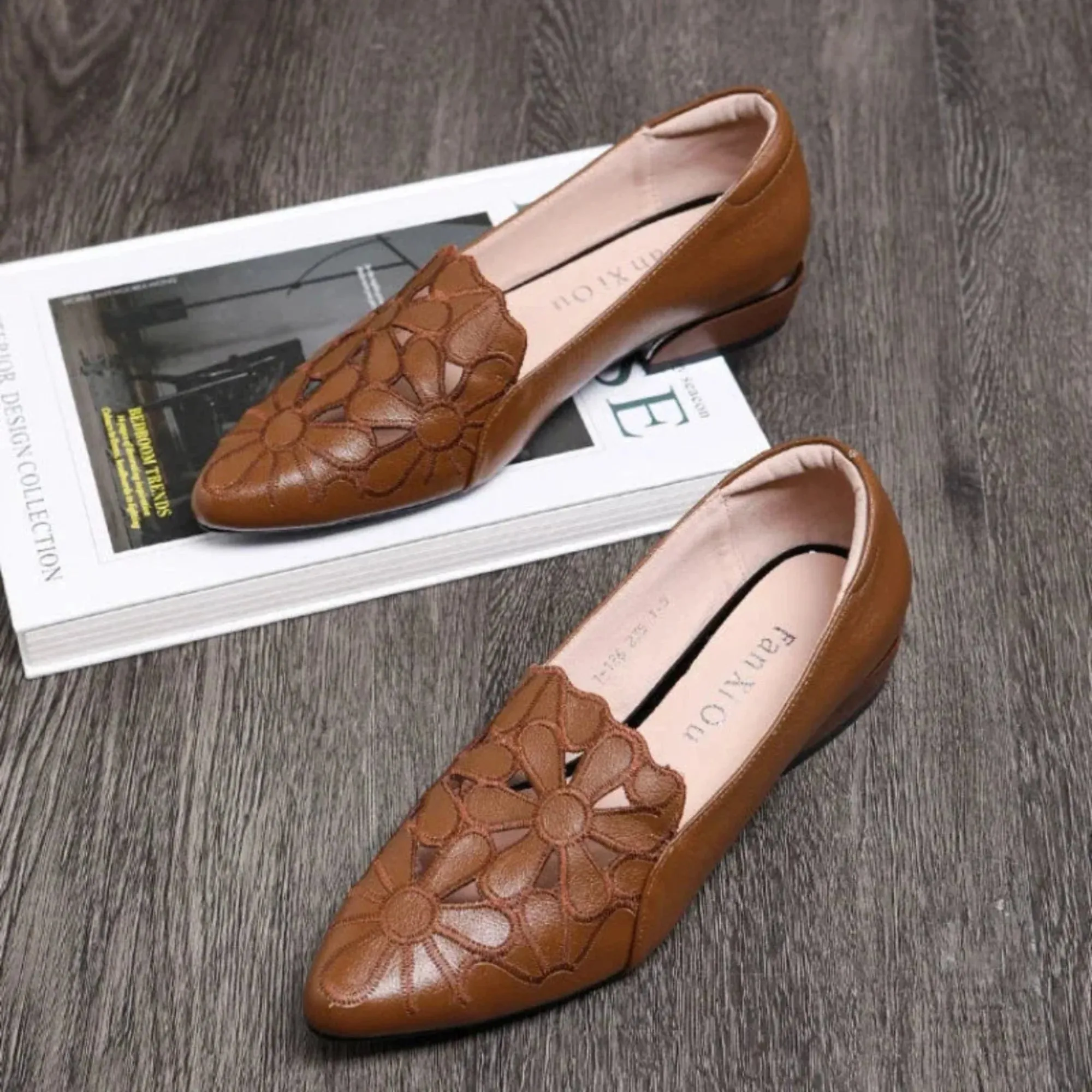 Merendy Erosotasuna Pointed Toe Slip-On Most Comfortable Flats