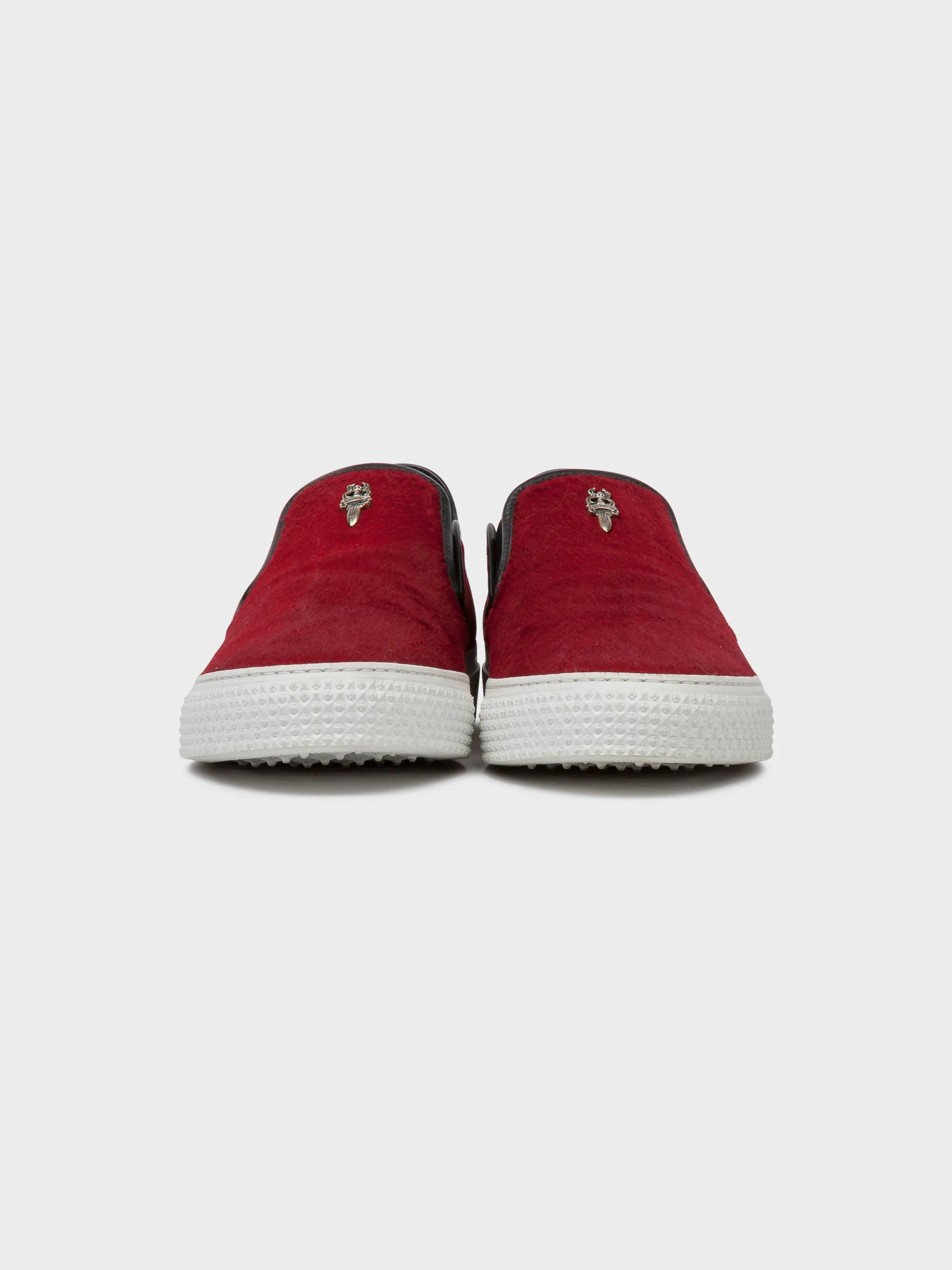 Red Pony Hair Vans
