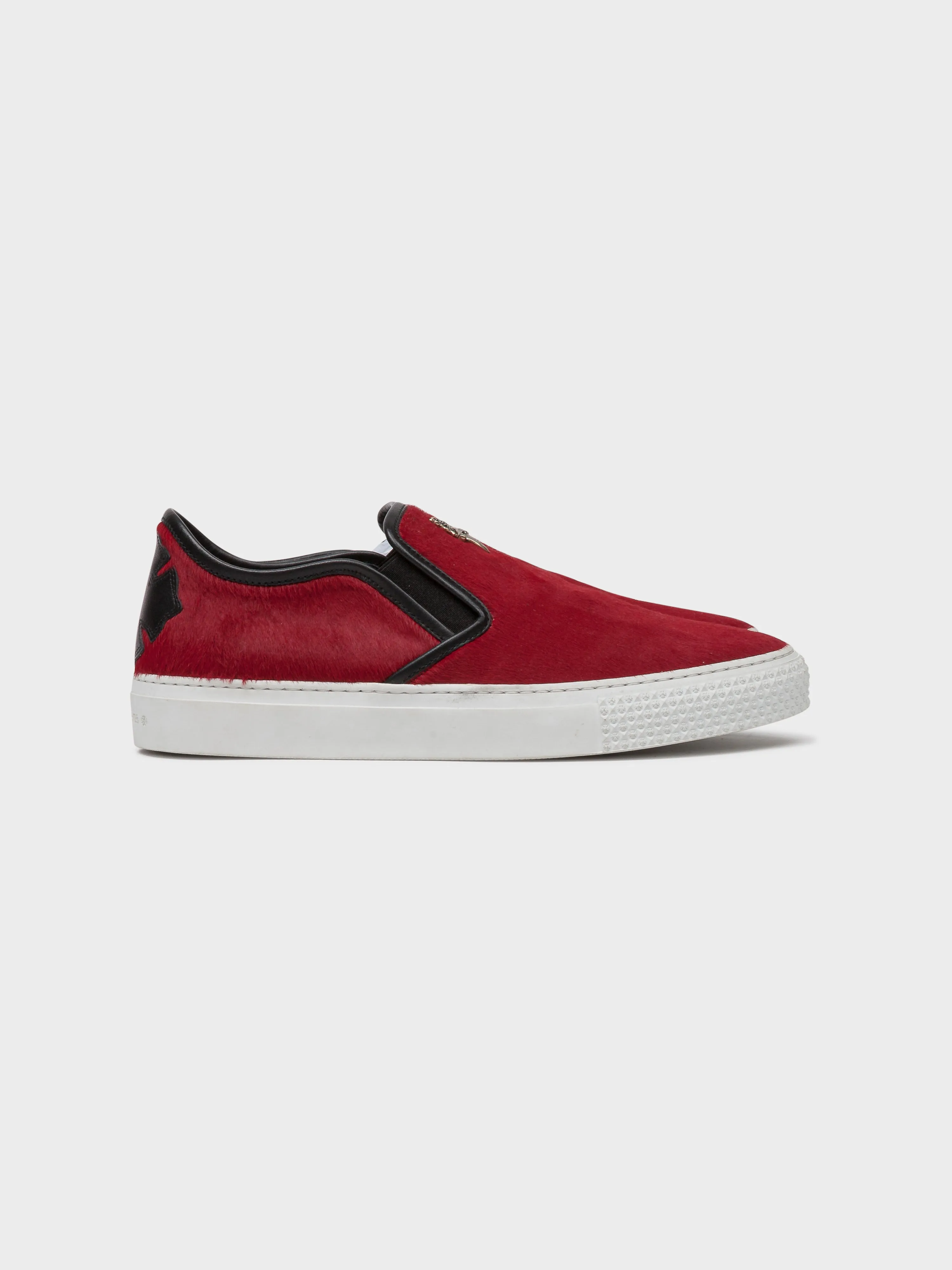 Red Pony Hair Vans