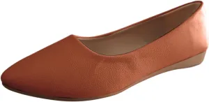 Women's Ballet Flats Business Office Work Dress Shoes Comfortable Dressy Flats for Women