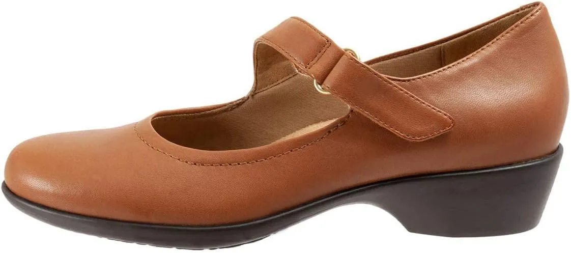 YDN Women Retro Round Toe Low Heel Mary Janes Pumps Chic Comfort Slip On Walking Dress Shoes with Strappy Size 4-15 US